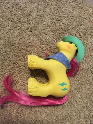 VINTAGE MY LITTLE PONY G1 BIG BROTHER TEX WITH COMPLETE ACCESSORIES 2