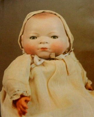 Vtg History Article,  Pics - Antique Grace Putnam Bye - Lo Baby Doll