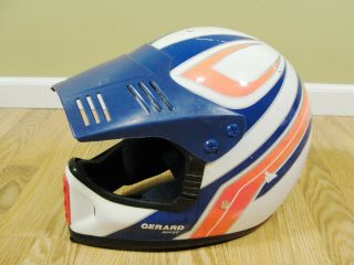 Vintage Hjc Motocross Helmet Fgx Dirt Bike Mx (size L) Gerard Snell M85 Dot