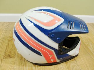 Vintage HJC Motocross Helmet FGX Dirt Bike MX (Size L) GERARD Snell M85 DOT 5