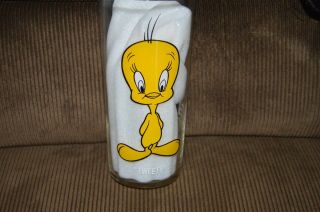 Vintage Looney Tunes Tweety Bird Large Pepsi Tumbler Collector Series Glass 1973