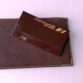 1970s Vintage GUCCI Brown Leather Note Card Case Stationery Sleeve w/ Pen Holder 7