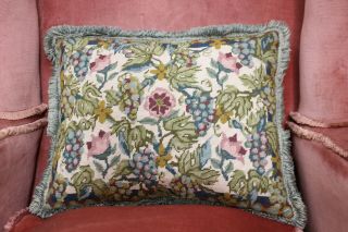 Vintage Feather Filled Country House Tapestry Cushion