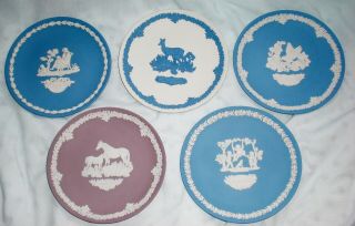 5 Vintage Wedgwood Mother’s Day Plates: 1977,  1979,  1980,  1981,  1982