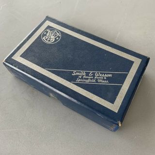 Vintage S&w Smith And Wesson 38 Chiefs Special Model 36 Blue 2” Round Butt Box