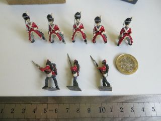 Vintage Hinchliffe Model British Rifle & Mounted Toy Soldier Cast Metal Figures
