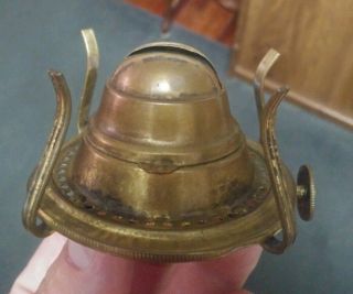 Vintage 19th C.  Wbg Eldorado 1 Oil Kerosene Lamp Brass Burner Look No.  1
