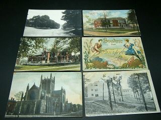 Collectible Vintage Antique Postcards Turn Of The Century Ohio 1908 - 1921