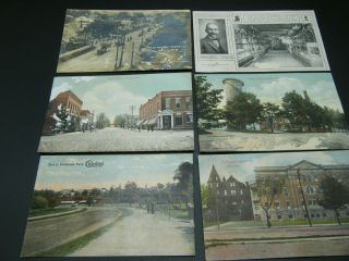 Collectible Vintage Antique Postcards Turn Of the Century Ohio 1908 - 1921 2