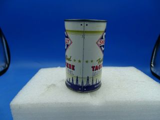 Vintage Advertising Mini Skelly Tagolene Motor Oil tin Can Coin Bank 2