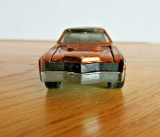 Vintage 1968 Mattel Hot Wheels Eldorado Diecast Toy Car Orange 5