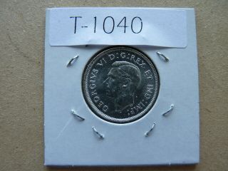 Vintage Canada 25 Cent Silver 1943 Vauue 40.  00 T1040