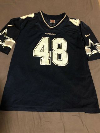 Vintage Nike Dallas Cowboys Darryl Johnston 48 Home Jersey.  Size Double Xl.