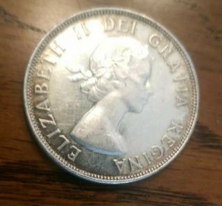 Cool 1953 Canadian Silver Dollar 80 Silver Coin Vintage Good Definition Defined