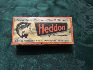 Heddon Lucky 13 Old Vintage Wood Fishing Lure