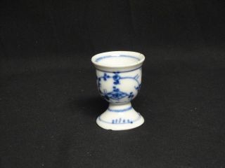 Vintage Blue And White Porcelain Egg Cup