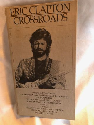 Vintage " Eric Clapton " Crossroads 4 Cd Set (1988)