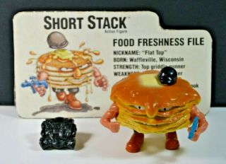 Food Fighters Short Stack 1988 Mattel 100 Complete Htf Vintage 80 