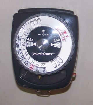 Vintage Gossen Pilot Light Meter,  W German made. , 2