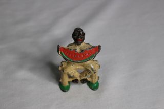 Vintage Manoil Lead Figure (41/14) Black Man Eating Watermelon