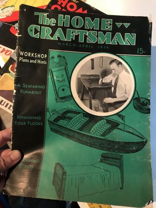 Vintage 1930s Home Craft; Home Craftsman Magazines - Build It Yourself 5