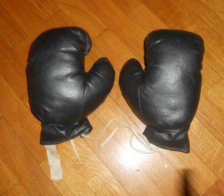 Vintage Sovet Russian Ussr Antique Boxing Gloves Leather Old School Boxing
