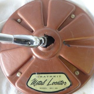 Vintage 1970s Heathkit GD - 48 Induction Balance Metal Locator Detector For Repair 2