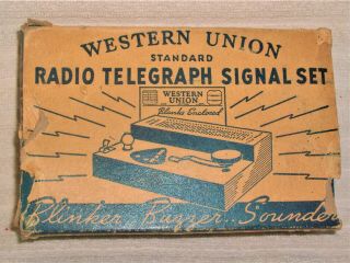 Vintage Western Union Standard Radio Telegraph Signal Set