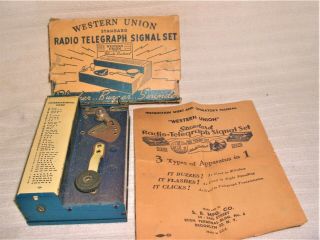 Vintage Western Union Standard Radio Telegraph Signal Set 2