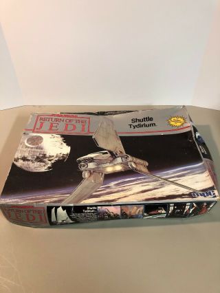 Vintage 1983 Star Wars Return Of The Jedi Shuttle Tydirium Mpc Model Kit