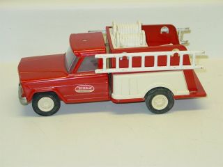 Vintage Mini Tonka Fire Truck,  Engine,  Pressed Steel Toy