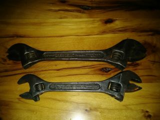 Vtg Crescent Tool Co.  6  - 8  & 8 " - 10 " Double End Crescent Wrenches Not