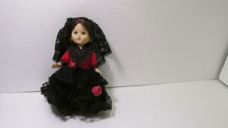 Vintage Ginny Vogue Rubber 8 " Doll Far Away Lands Spain Ds1572