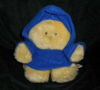 Vintage 1985 Animal Fair Chubbles Blue Cloak Lights Up Stuffed Animal Plush Toy