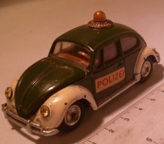 Vintage Corgi Toys Vw Volkswagen Polizei