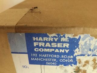 Vintage Harry M Fraser Fabric Cutter Model 500 - 1 box 4