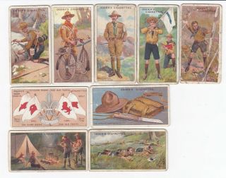 9 Vintage Boy Scouts Cards From 1911