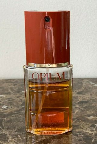 Vintage Opium Yves Saint Laurent Eau De Toilette 1.  2 Fl.  Oz.  36 Ml Natural Spray