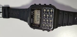 Vintage Casio Calculator Watch C - 80 Made In Japan