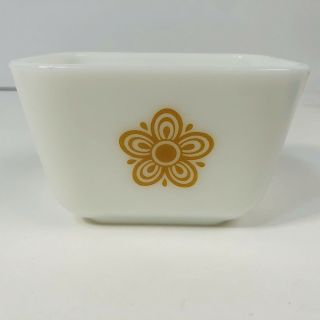 Vintage Corelle Pyrex Corning Ware Butterfly Gold Refrigerator Dish