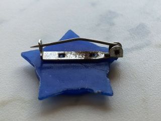 Vintage Birmingham City Blue Star Plastic Pin Badge - Trevor Hockey 5