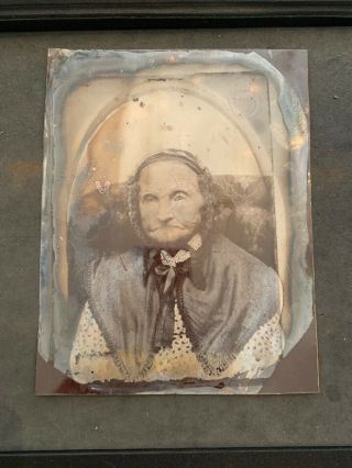 Vintage Large Tin Plate Picture