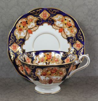 Vintage Royal Albert Heirloom English Bone China Tea Cup And Saucer