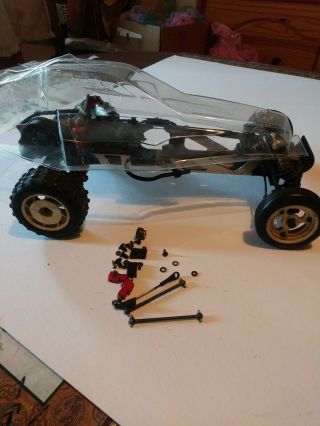Kyosho Ultima,  vintage kit rc car buggy with body 6