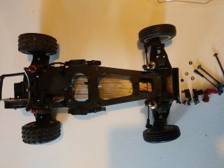 Kyosho Ultima,  vintage kit rc car buggy with body 7