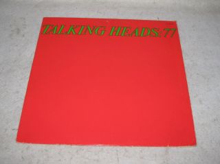 Talking Heads ’77 Vintage Vinyl Lp Record Album Sire