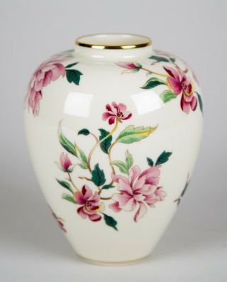 Lenox Barrington Flower Vase 6 " Vintage Fine China Floral
