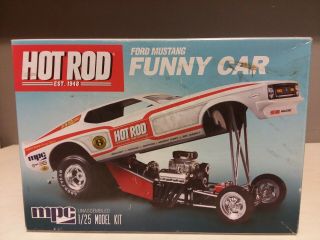Mpc Hot Rod Ford Mustang Funny Car Model Unbuilt 1/25