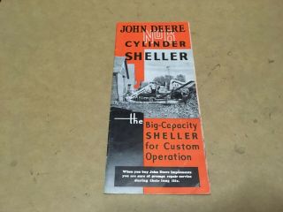 Vintage John Deere No.  6 Cylinder Sheller Brochure