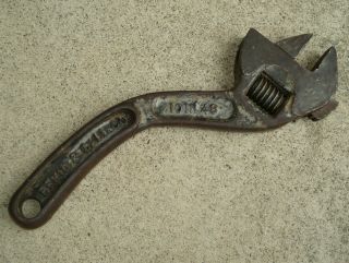Vintage Bemis & Call Co 10 Inch No.  48 Springfield Mass Usa Curved S Wrench B&c